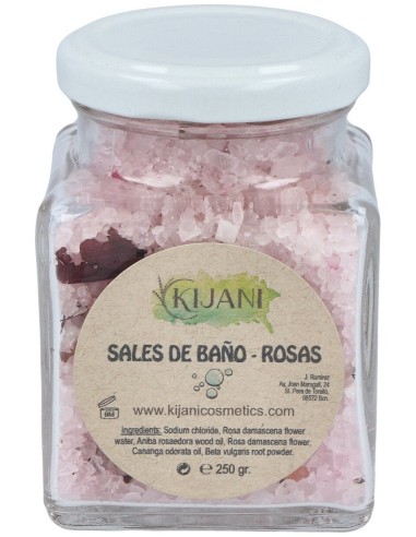 Kijani Sales De Baño Rosas 250G