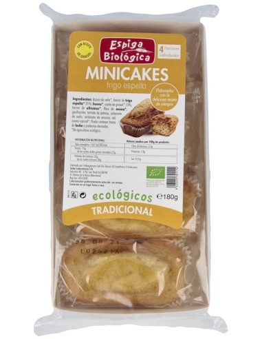Minicakes De Espelta Tradicional 4Uds. Eco