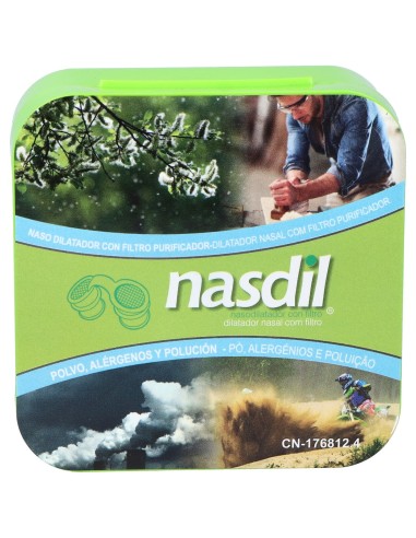 Nasdil+Filtro Dilatador Nasal Alergias 1Ud+24Filtr