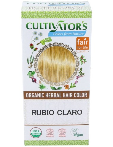 Rubio Claro Tinte Organico 100Gr. Ecocert