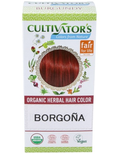 Cultivator'S Borgoña Tinte Orgánico 100G