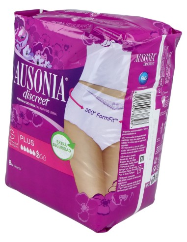 Ausonia Discreet Pants Plus Talla G 8Ud.