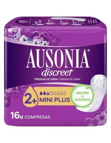 Ausonia Discreet Mini Plus 16Uds