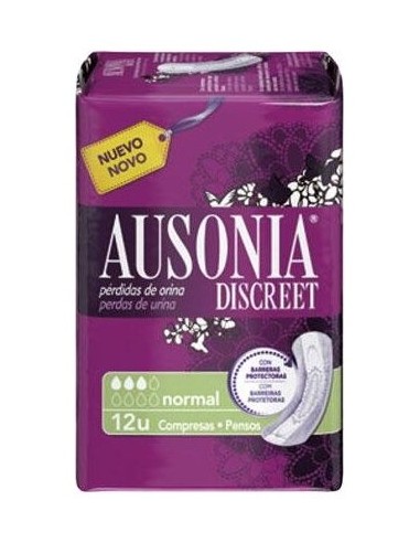 Ausonia Discreet Normal 12 Unidades