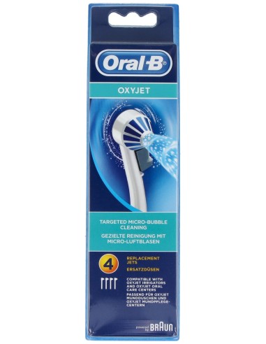 Oral-B Oxyjet Care Center Irrigador Bucal Eléctrico 4 Recambios