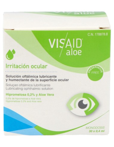 Visaid Aloe Irritacion Ocular 30Monodosis