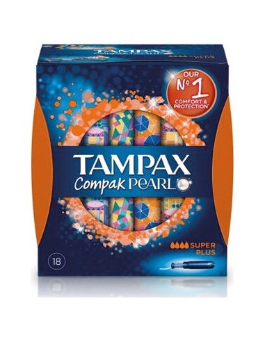 Tampax Pearl Compak Tampones Super Plus 16Uds