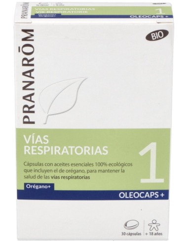 Pranarôm Oleocaps Vías Respiratorias 30 Cápsulas