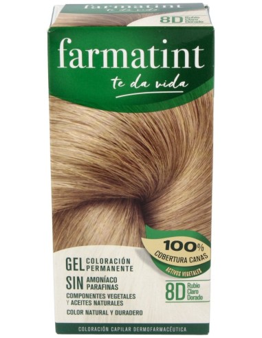 Farmatint Classic 8D Rubio Claro Dorado 150Ml