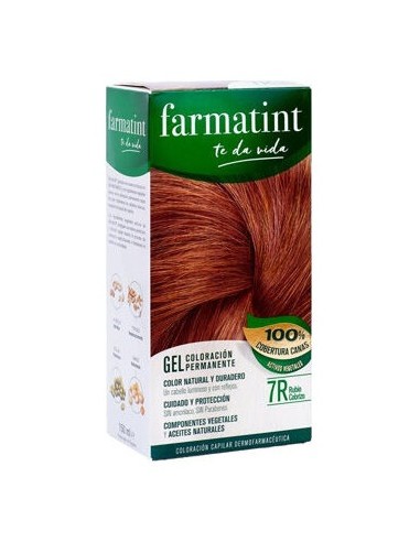 Farmatint Gel 7R Rubio Cobrizo 135Ml.