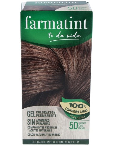 Farmatint Gel 5D Castaño Claro Dorado 135Ml.