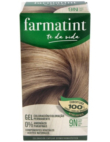 Farmatint Gel 9N Rubio Miel 135Ml.