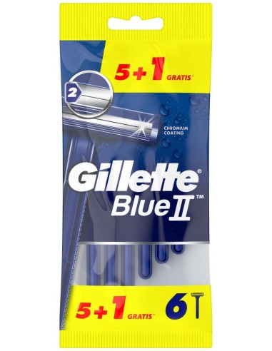 Gillette Maquinilla Desechable Blue2 Fija 5+1Ud