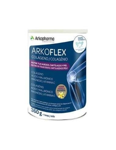 Arkoflex Colágeno + Ác. Hialurónico + Magnesio + Vitamina C Sabor Vainilla 360G