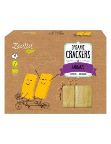 Zealia Crackers Garbanzos Sin Gluten Bio 120G
