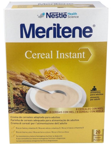 Meritene Cereal 8 Cereales Con Miel 300G+300G