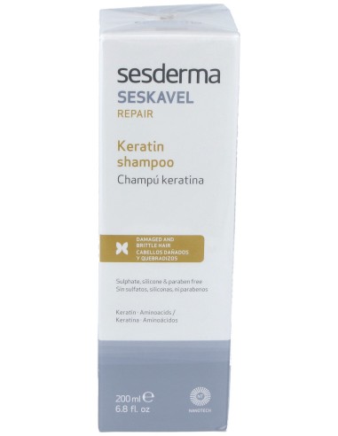 Seskavel Champu Keratina 200Ml.