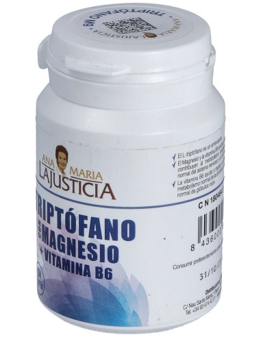 Lajusticia Triptófano Con Magnesio Y Vitamina B6 60Comp