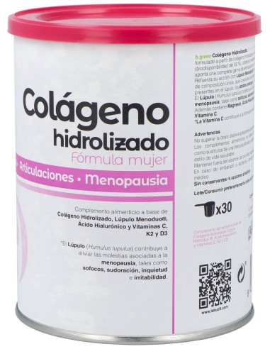 B-Green Colágeno Hidrolizado Fórmula Mujer 300G