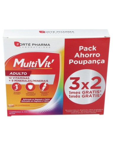 Forté Pharma Multivit Adulto 84Comp