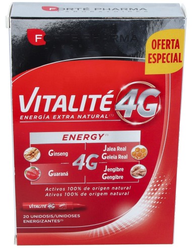 Energy Vitalite 4  10 Ml 20 Unidosis