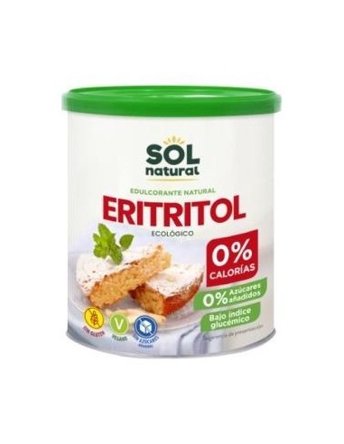 Solnatural Eritritol Bio Vegano S/G S/Azu 500G