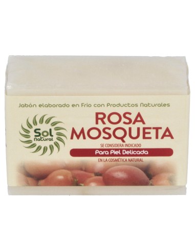 Solnatural Jabon Rosa Mosqueta Cicatrizan 100G