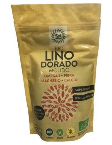 Semillas De Lino Dorado Triturado 250Gr. Bio