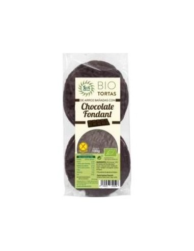 Sol Natural Tortas De Arroz Chocolate Fondant Bio 100G