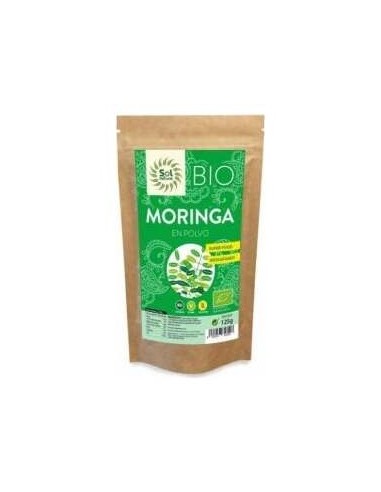Solnatural Moringa Polvo Bio S/G Vegano 125G