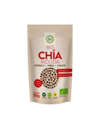 Solnatural Chia Semillas Molidas Bio 200G