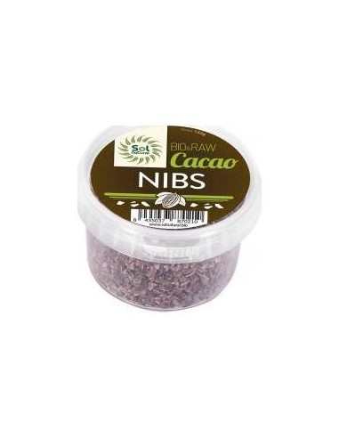 Solnatural Cacao Nibs Crudo Raw Bio 150G