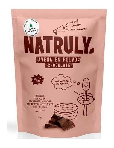 Natruly Avena Natural En Polvo Con Chocolate 1Kg