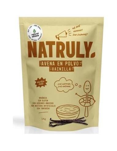 Natruly Avena Natural En Polvo Con Vainilla 1000G