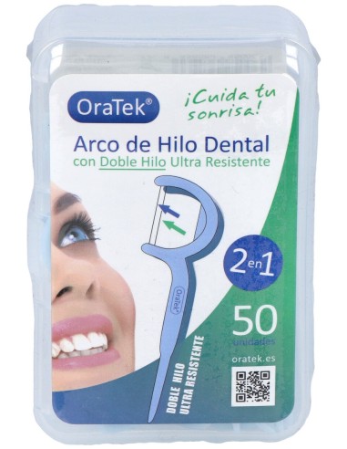 Oratek Arco Hilo Dental Doble Hilo 50 Unidades