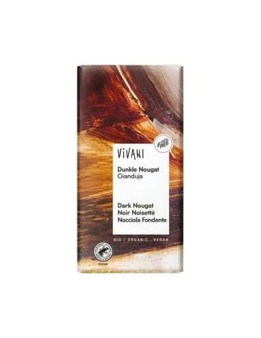 Chocolate Negro Praline Avellana 100Gr. Bio Vegan