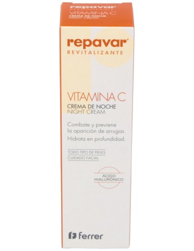 Repavar Revitalizante Crema De Noche Con Vitamina C