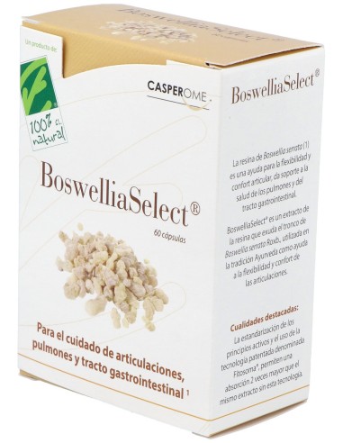 100% Natural Boswellia Select 60Cáps