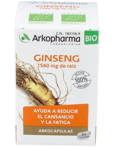 Arkocápsulas Ginseng 84Cáps.