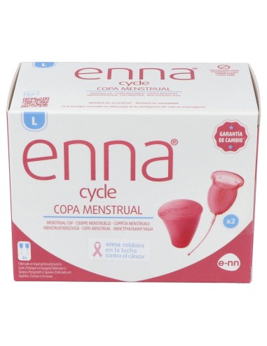 Enna Cycle Copa Menstrual (L) 2Copas+Caja Esteril