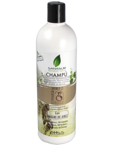 Sanasur Champu Natural Con Vinagre De Jerez 500 Ml