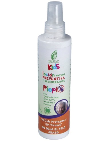 Locion Piopio Desenredante Preventiva Piojos 200Ml