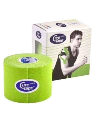 Cure Tape Sports Verde Vendaje Neuromusc(5Cm X 5M)