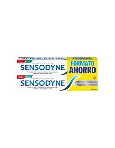 Sensodyne Duplo Cuidado Blanqueante 2X75Ml.