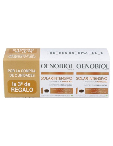 Oenobiol Solaire Intensif Antiedad Triplo 3X30 Caps