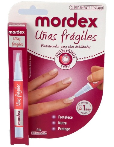 Mordex Uñas Fragiles Stick En Pincel