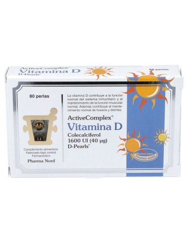 Activecomplex Vit. D 40Mcg. 1600Ui 80Perlas