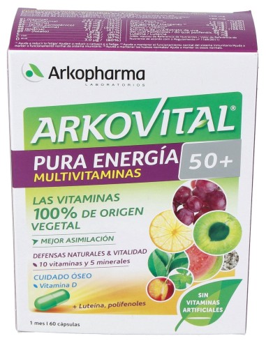 Arkovital Pura Energia Senior +50 60Cap.