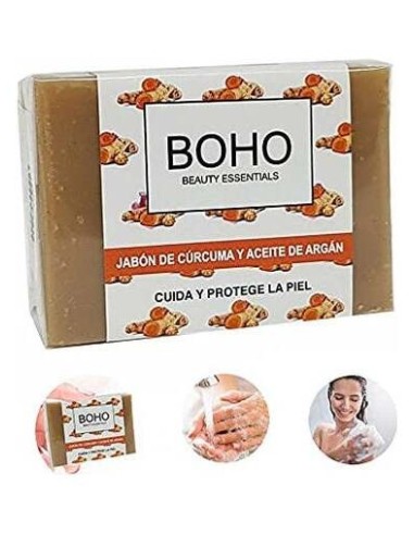 Boho Jabón Curcuma Y Aceite De Argán 100G