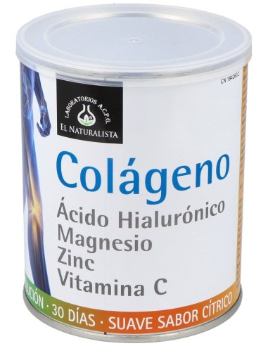 Colageno+Ac. Hialuronico+Mg+Zn+Vit. C 390Gr.